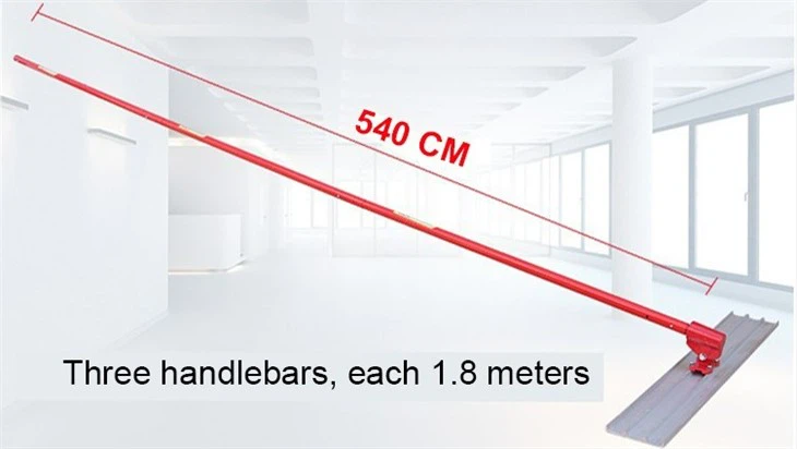 Vanse Manual Putty And Scraper Concrete Durable Square End Concrete Leveling Magnesium Bull Float